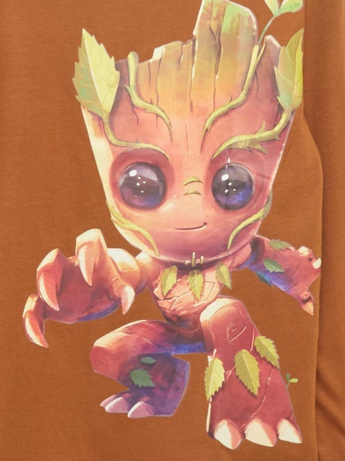 Camiseta de manga larga estampada 'Groot' - Kiabi