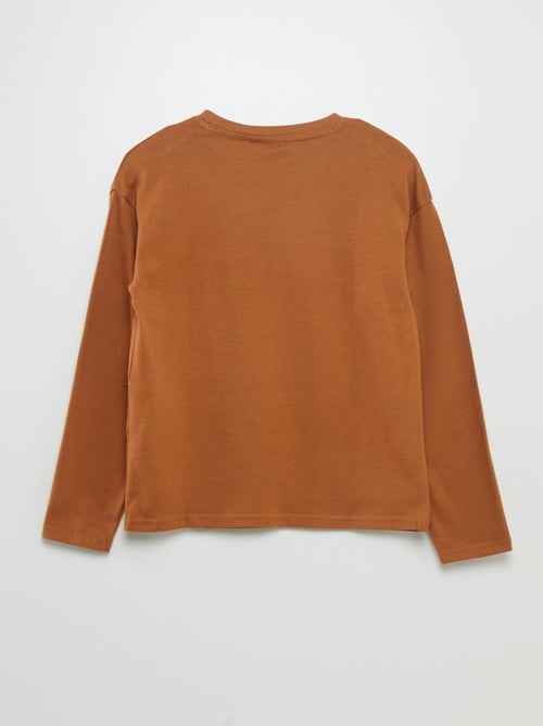 Camiseta de manga larga estampada 'Groot' - Kiabi