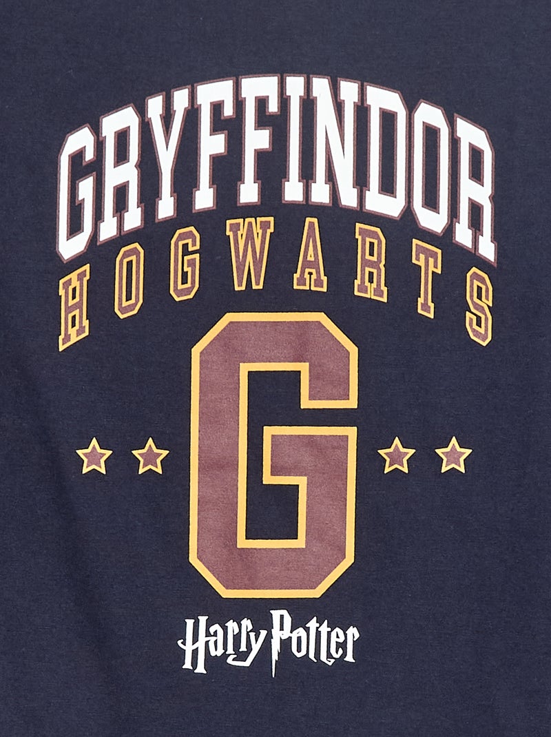 Camiseta de manga larga estampada 'Harry Potter' Azul - Kiabi