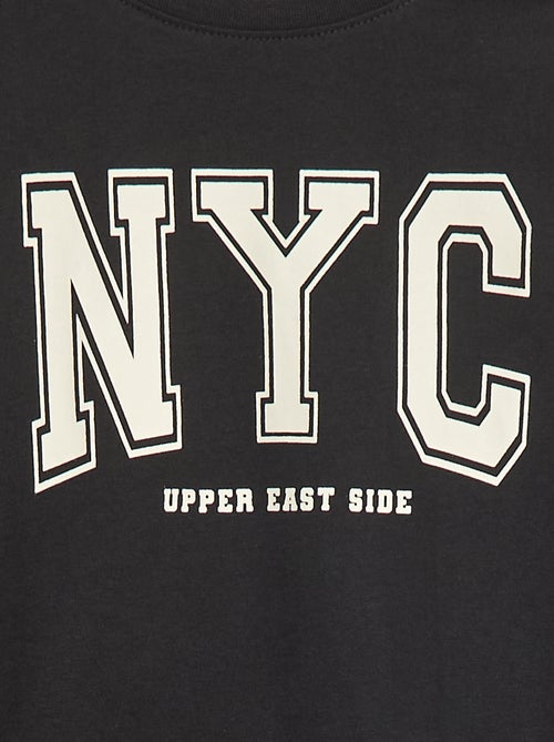 Camiseta de manga larga estampada - Kiabi