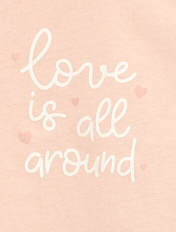 Camiseta de manga larga estampada