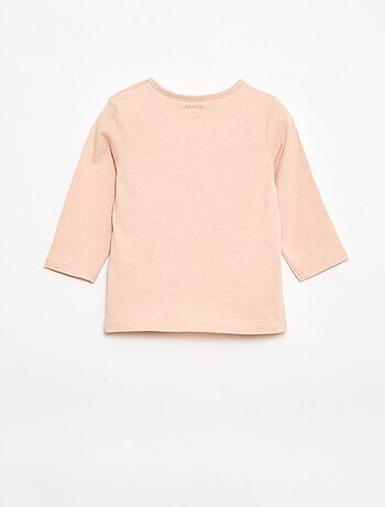 Camiseta de manga larga estampada