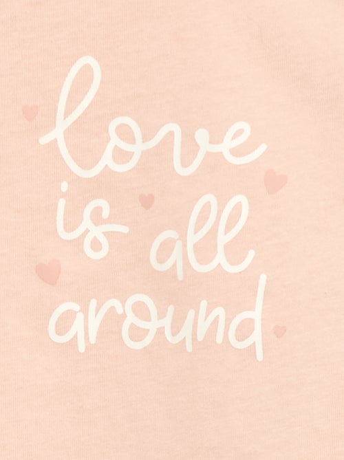 Camiseta de manga larga estampada - Kiabi