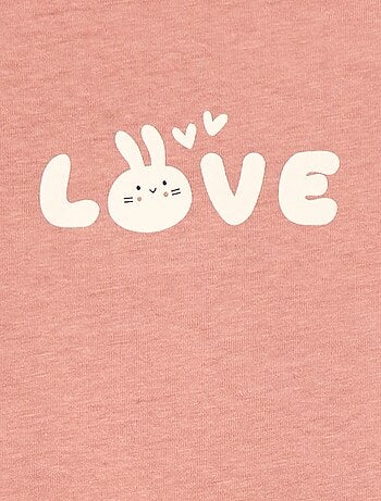 Camiseta de manga larga estampada