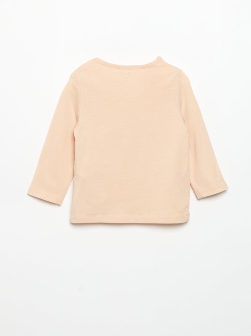 Camiseta de manga larga estampada - Kiabi Camiseta de manga larga estampada - Kiabi