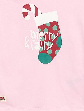 Camiseta de manga larga estampada