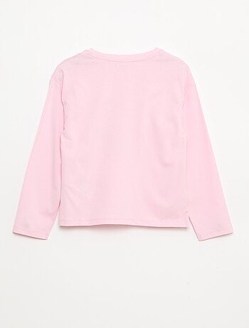 Camiseta de manga larga estampada