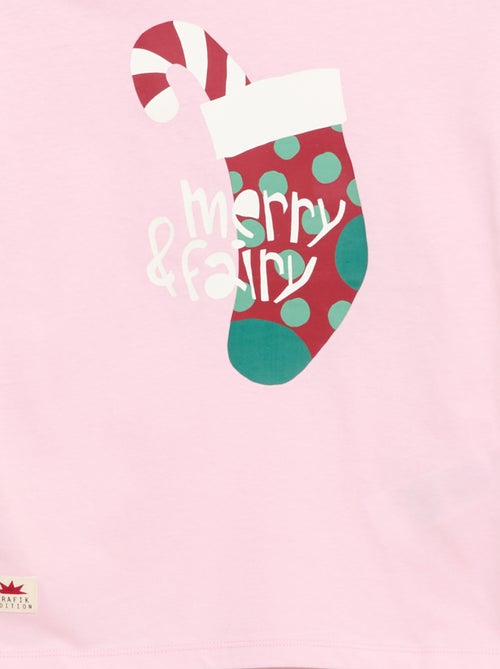 Camiseta de manga larga estampada - Kiabi