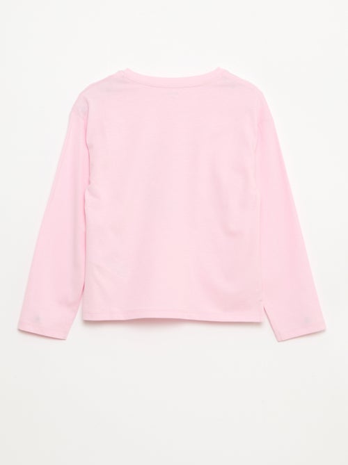 Camiseta de manga larga estampada - Kiabi