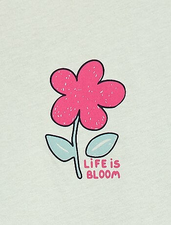 Camiseta de manga larga estampada