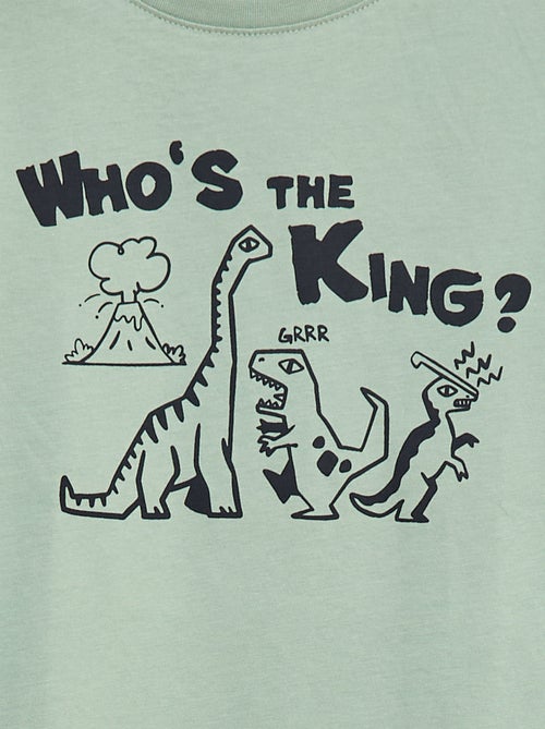 Camiseta de manga larga estampada - Kiabi