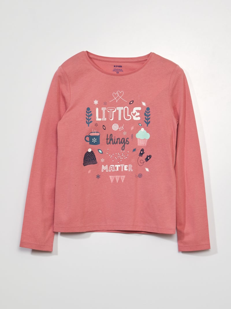 Camiseta de manga larga GRIS - Kiabi