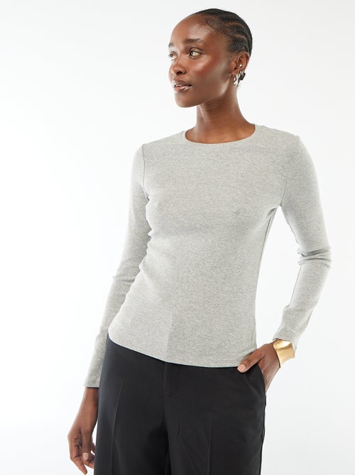 Camiseta de manga larga - Kiabi