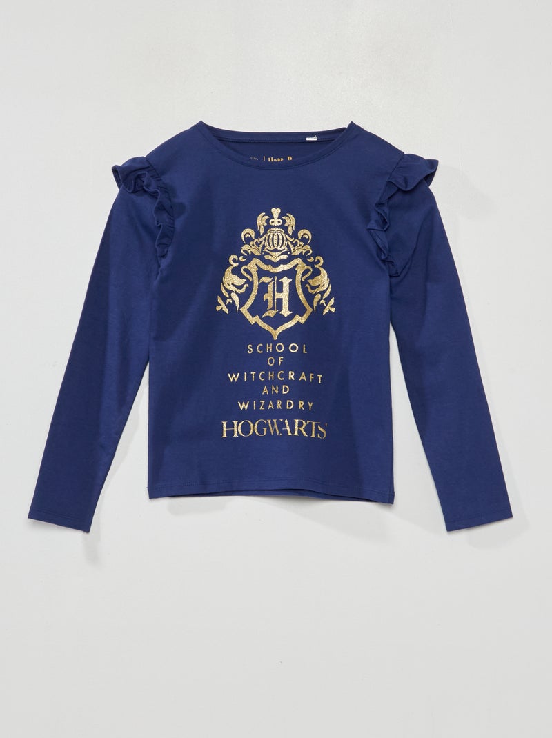 Camiseta de manga larga 'Harry Potter' AZUL - Kiabi