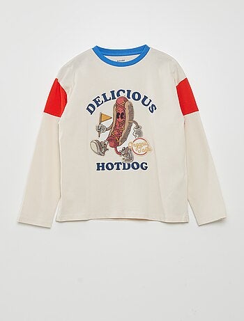 Camiseta de manga larga 'Hotdog'