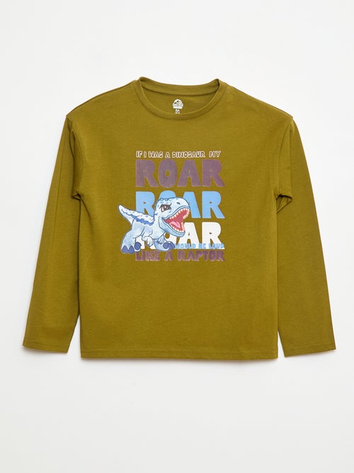 Camiseta de manga larga 'Jurassic World' - Kiabi