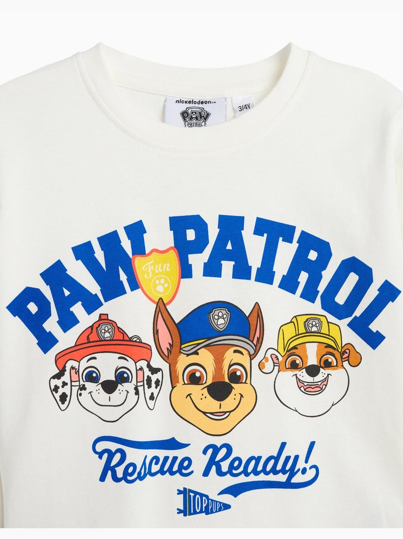 Camiseta de manga larga 'la patrulla canina', mo fashion Blanco - Kiabi