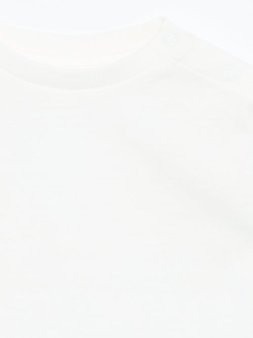 Camiseta de manga larga lisa - Kiabi