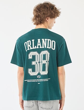 Camiseta de manga larga lisa con estampado en ambos lados