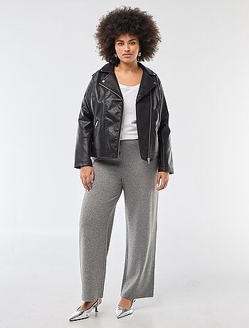 Camiseta de manga larga lisa de punto