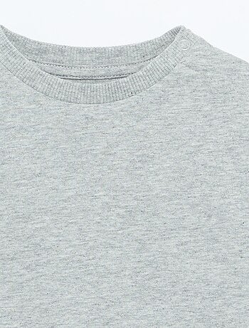 Camiseta de manga larga lisa