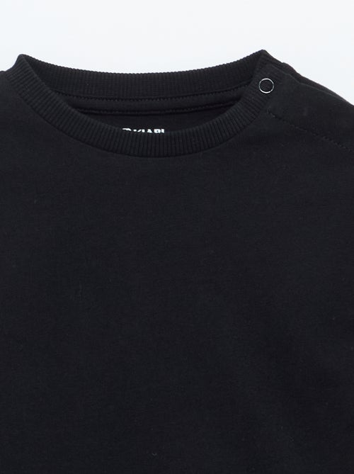 Camiseta de manga larga lisa - Kiabi
