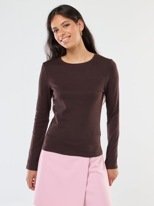 Camiseta de manga larga - Kiabi