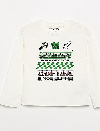 Camiseta de manga larga 'Minecraft'