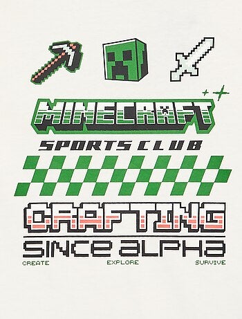 Camiseta de manga larga 'Minecraft'