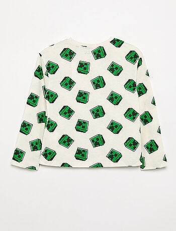 Camiseta de manga larga 'Minecraft'