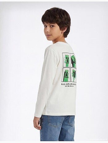 Camiseta de manga larga 'Minecraft', MO Fashion