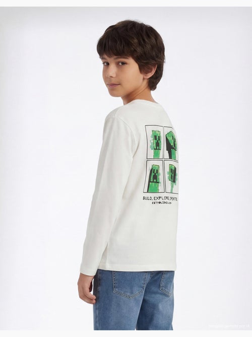 Camiseta de manga larga 'Minecraft', MO Fashion - Kiabi