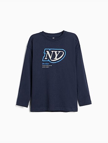 Camiseta de manga larga, mo fashion