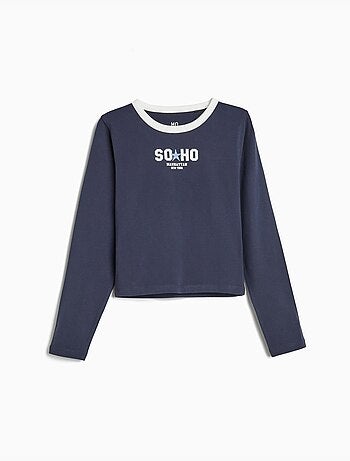 Camiseta de manga larga, MO Fashion