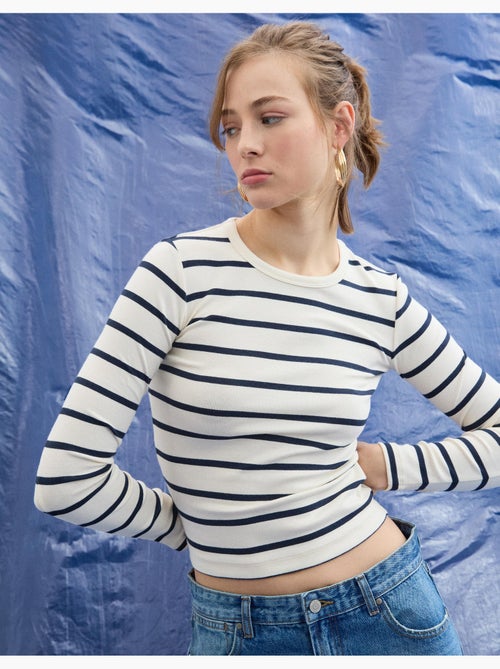 Camiseta de manga larga, MO Fashion - Kiabi