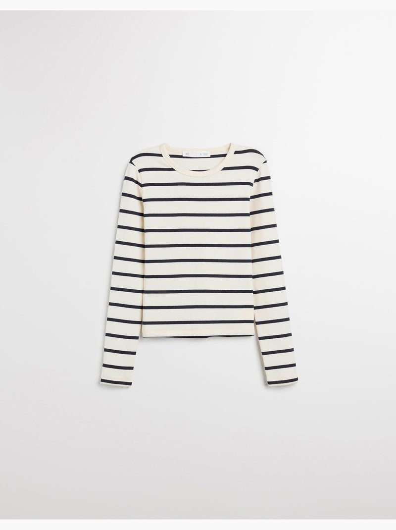 Camiseta de manga larga, MO Fashion Beige - Kiabi