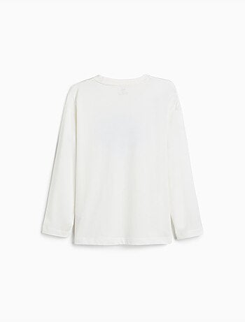 Camiseta de manga larga, mo fashion