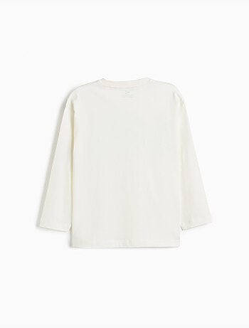 Camiseta de manga larga, mo fashion