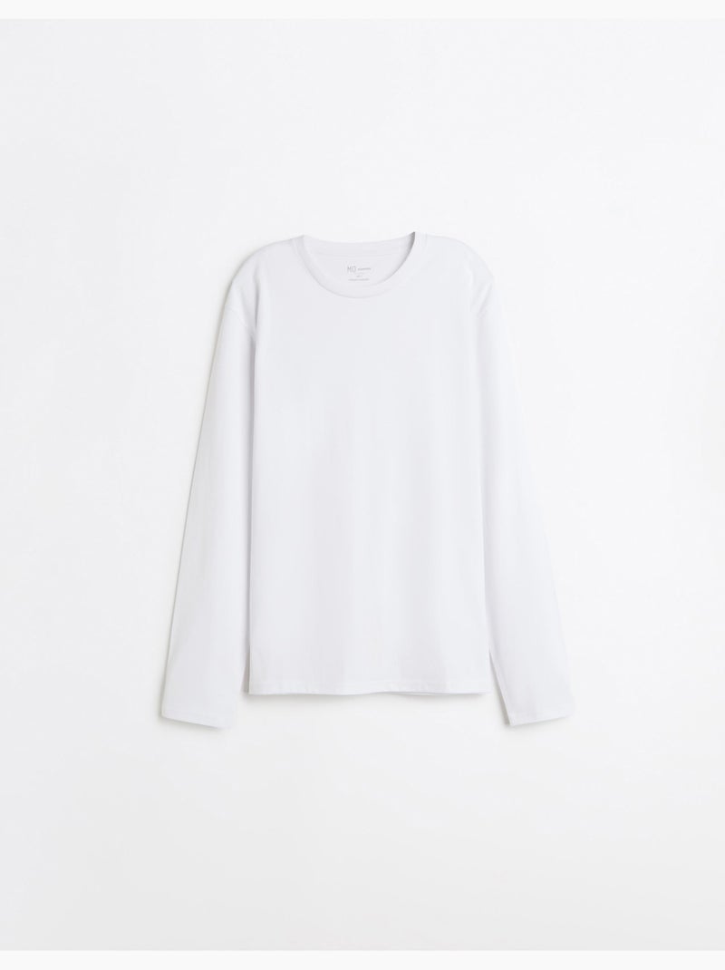 Camiseta de manga larga, mo fashion Blanco - Kiabi