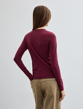 Camiseta de manga larga, MO Fashion