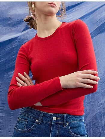 Camiseta de manga larga, MO Fashion