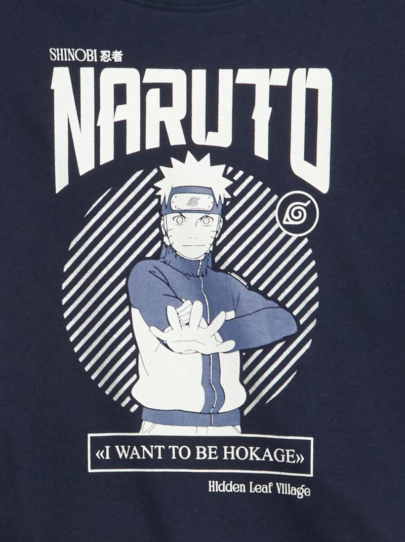 Camiseta de manga larga 'Naruto' Azul - Kiabi