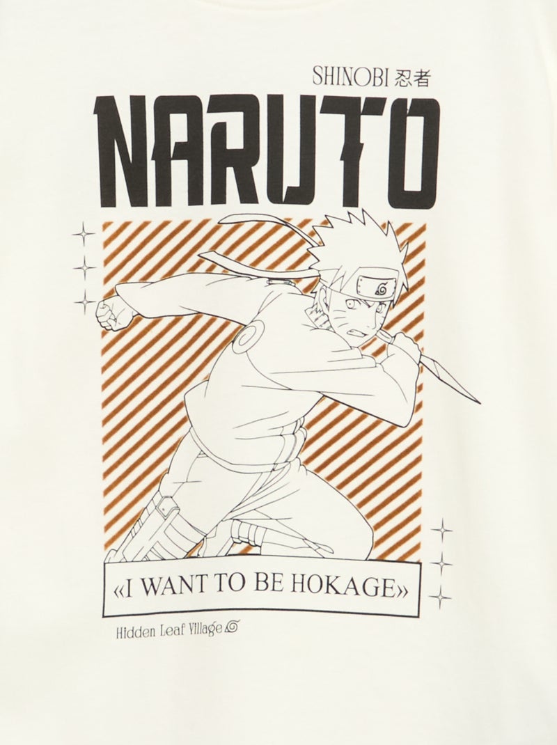 Camiseta de manga larga 'Naruto' Blanco - Kiabi