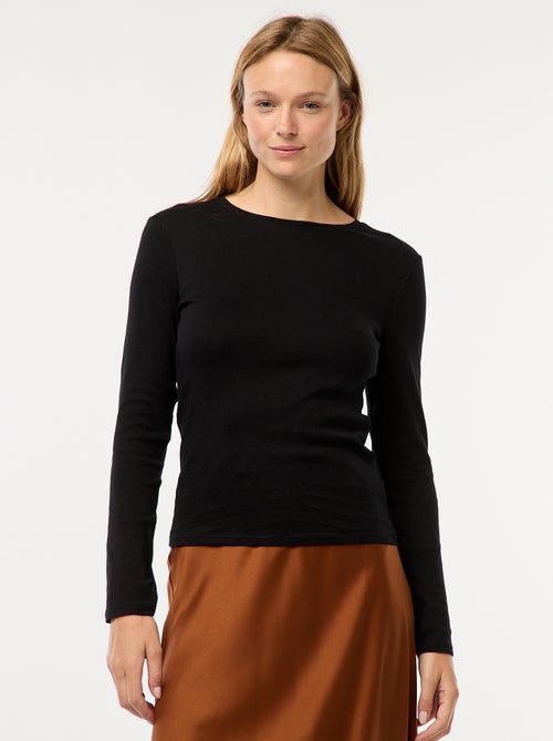 Camiseta de manga larga - Kiabi