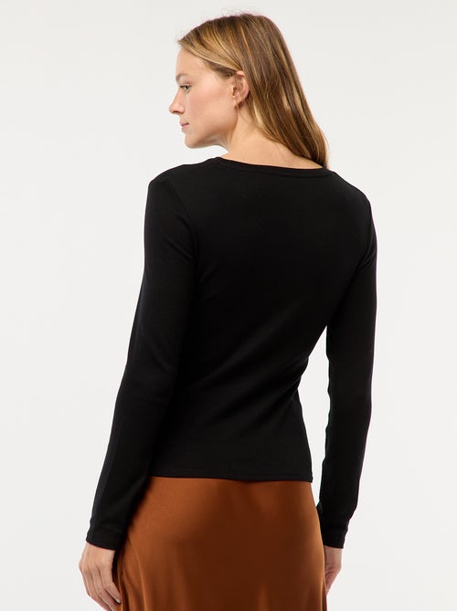 Camiseta de manga larga - Kiabi