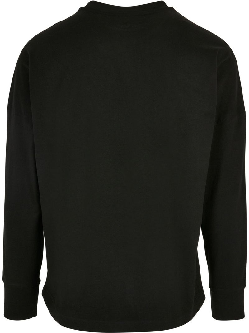 Camiseta de manga larga para hombre - build your brand Negro - Kiabi