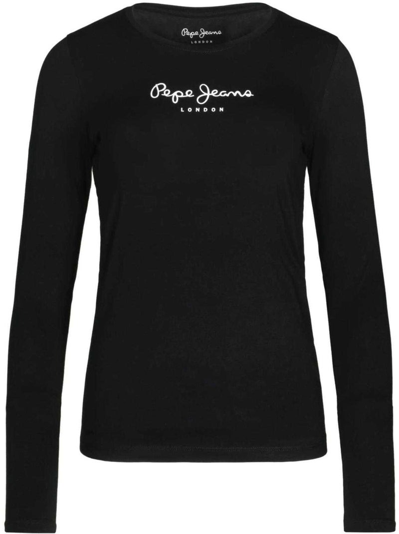Camiseta de manga larga para mujer - pepe jeans Negro - Kiabi