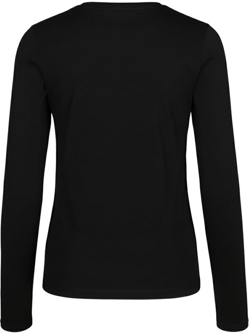 Camiseta de manga larga para mujer - pepe jeans - Kiabi Camiseta de manga larga para mujer - pepe jeans - Kiabi