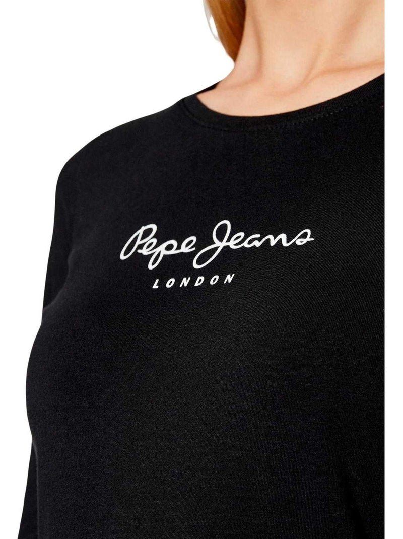 Camiseta de manga larga para mujer - pepe jeans Negro - Kiabi
