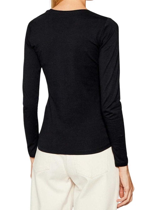 Camiseta de manga larga para mujer - pepe jeans - Kiabi Camiseta de manga larga para mujer - pepe jeans - Kiabi